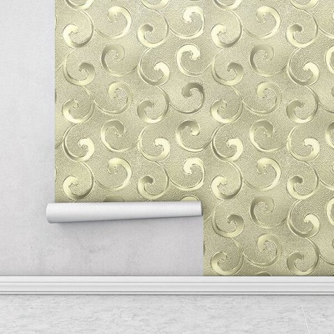 Papel de Parede Desenhos em Arabesco Para Sala e Quarto