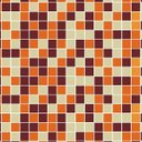 Ver imagem 3 de Adesivo Azulejo Pastilhas Em Tons de laranja, marrom, bege e branco 