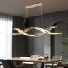 Lustre Luminaria Pendente Molecular DNA 76w Led Luxo Espiral Moderno Decoraçao Teto Restaurante Sala - 5