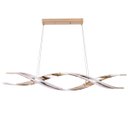 Ver mais imagens de Lustre Luminaria Pendente Molecular DNA 76w Led Luxo Espiral Moderno Decoraçao Teto Restaurante Sala