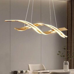 Lustre Luminaria Pendente Molecular DNA 76w Led Luxo Espiral Moderno Decoraçao Teto Restaurante Sala - 6
