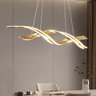 Lustre Luminaria Pendente Molecular DNA 76w Led Luxo Espiral Moderno Decoraçao Teto Restaurante Sala - 6