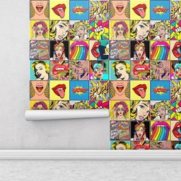 Adesivo Azulejo POP ART para Área Gourmet - 2