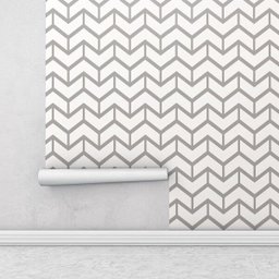 Papel de parede em tons cinza Para Quartos e Sala - 2