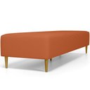 Ver imagem 7 de Kit 02 Puffs Decorativo Sala de Estar Bali W01 Pés Palito 170x60cm Tecido Terracota - Lyam Decor