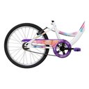 Ver imagem 4 de Bicicleta Infantil Caloi Ceci Aro 20 com Rodinhas Laterais e Cestinha Branca