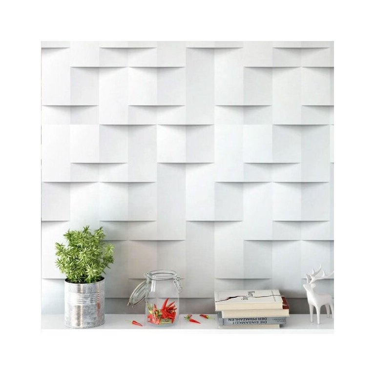 Papel de Parede Abstrato Geométrico 3d para Quarto e Sala