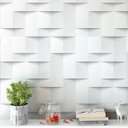 Ver imagem 1 de Papel de Parede Abstrato Geométrico 3d para Quarto e Sala