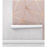 Papel de Parede Auto Colante Geométrico Rose Gold - 4