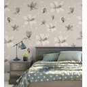 Ver imagem 3 de Papel de parede contemporâneo com flores Para Sala e Quarto