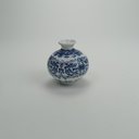 Ver imagem 6 de Vaso Decorativo de Cerâmica Azul 9x9x9cm Enfeite Sala Mesa Estante Aparador