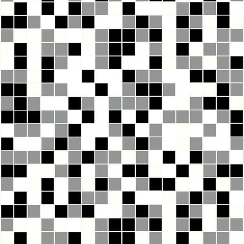 Adesivo Azulejo Pastilhas Em Tons de Preto, branco e Cinza para Área Gourmet