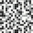 Ver imagem 1 de Adesivo Azulejo Pastilhas Em Tons de Preto, branco e Cinza para Área Gourmet