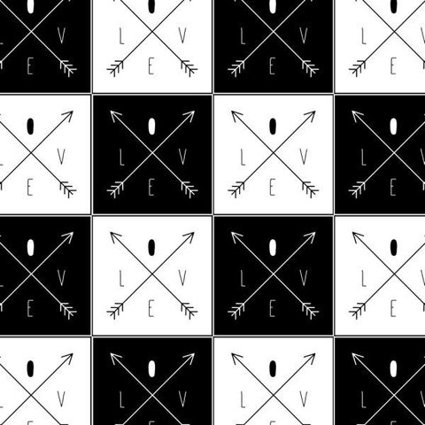 Papel de parede Love Minimalista para Área Gourmet