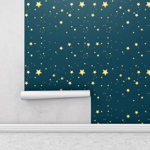 Papel de parede estrelas céu noite Para Sala e Quarto