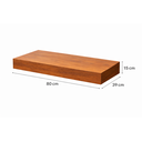 Ver imagem 2 de Bancada Suspensa Moderna 80cm Gabinete de Banheiro Moderno Laminado de Jequitibá-Rosa