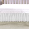Saia de Berço Padrão Nacional e Americano- Branco ,palha e Rosa:branco - 5
