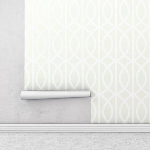 Papel de parede em tons verde claro Para Sala e Quarto