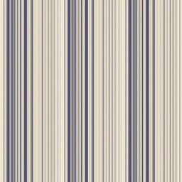 Papel de Parede Listrado Azul e Bege Para Quartos e Sala - 1