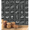 Ver imagem 1 de Adesivo Azulejos Retro Lanche Giz