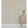 Papel de Parede Autocolante Contemporâneo Estilo Tecido em Tons de Bege - 1