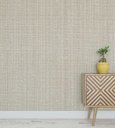 Ver imagem 1 de Papel de Parede Autocolante Contemporâneo Estilo Tecido em Tons de Bege