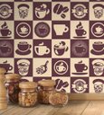 Ver imagem 3 de Papel de Parede Autocolante Azulejo Café para Cozinha, Area Gourmet