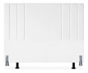 Ver imagem 4 de Cabeceira Suede 140 cm Casal Moderna Frame Estofada Cama Box:Branco