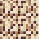 Ver imagem 1 de Adesivo Azulejo Pastilhas Em Tons de bege, amarelo e marrom para Área Gourmet