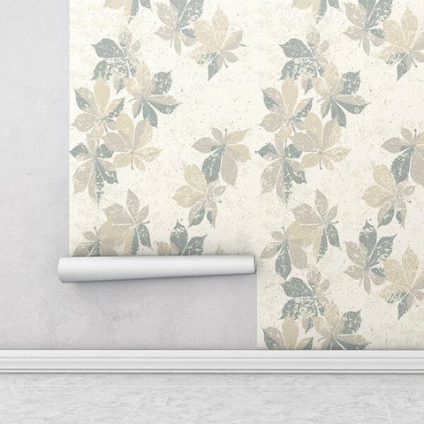 Papel de parede em tons nude e cinza Para Sala e Quarto