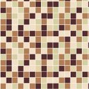 Ver imagem 2 de Papel de Parede Azulejo Pastilhas Em Tons de Bege e Marrom