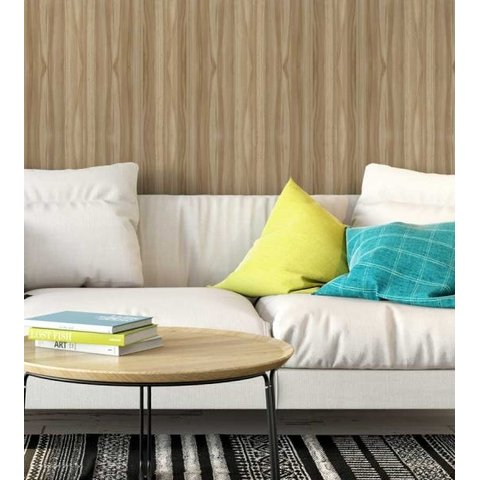 Papel de Parede Madeira rustica em Tons de Bege 