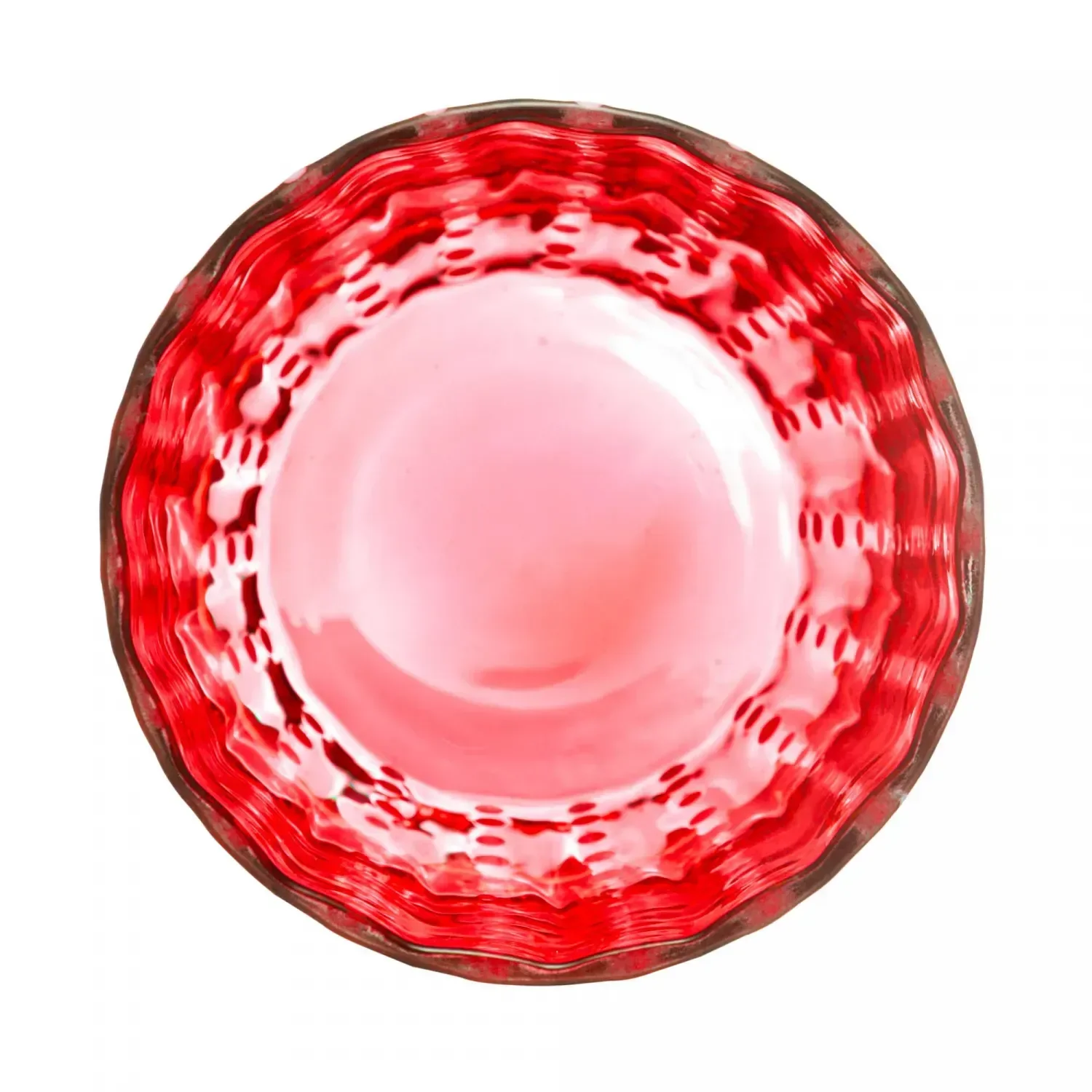 Ver imagem 2 de Cj 2 Copos de Vidro Orquidea Vermelho 300ml