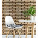 Ver imagem 3 de Papel de Parede Adesivo Tijolo Bege Para Sala e Quarto