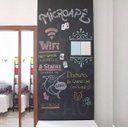 Ver imagem 1 de Papel de Parede Lousa Quadro Negro para Escrita com Giz