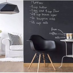 Papel de Parede Lousa Quadro Negro para Escrita com Giz - 2