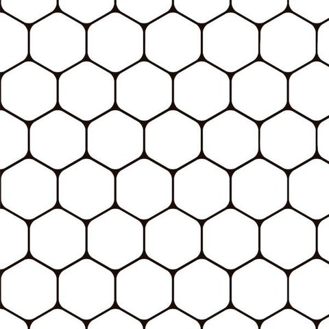 Papel de Parede Hexágono Geométrico Para Quartos e Sala