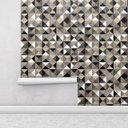 Ver imagem 1 de Papel de parede em tons cinzentos Para Sala e Quarto