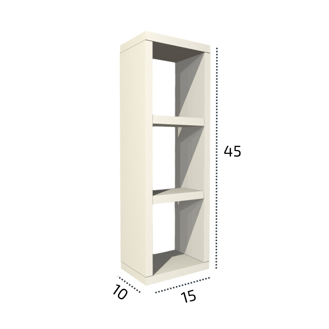 Nicho Decorativo Minimalista em Mdf Banheiro com Divisorias - 5