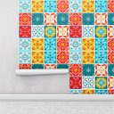 Ver imagem 1 de Azulejo Português Hidráulico Colorido para Cozinha