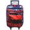 Mochila Escolar Infantil Impermeável com Rodinhas Para Meninos Carros - Velozes e Furiosos- - Azul e - 1