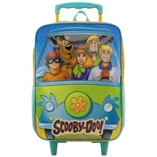 Mochila com Rodas Escolar - Scooby-Doo - Xeryus - Amarelo