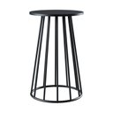 Ver imagem 1 de Base Cone Mesa Jantar Cozinha Aço para Tampo Vidro ou Madeira 50cm