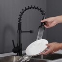 Ver imagem 7 de Torneira Gourmet Misturador Monocomando Bancada Spray Black Preto