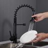 Torneira Gourmet Misturador Monocomando Bancada Spray Black Preto - 7