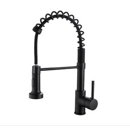 Torneira Gourmet Misturador Monocomando Bancada Spray Black Preto - 1