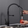 Torneira Gourmet Misturador Monocomando Bancada Spray Black Preto - 6