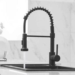 Torneira Gourmet Misturador Monocomando Bancada Spray Black Preto - 2