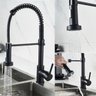 Torneira Gourmet Misturador Monocomando Bancada Spray Black Preto - 11