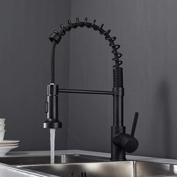Torneira Gourmet Misturador Monocomando Bancada Spray Black Preto - 5